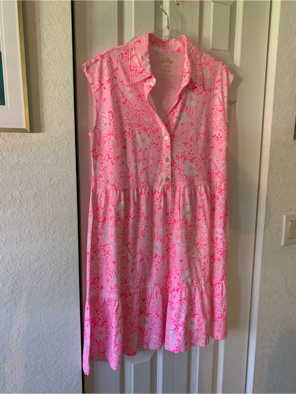 NWOT Lilly Pulitzer Arley Dress Size XS Pink Burst of Joy